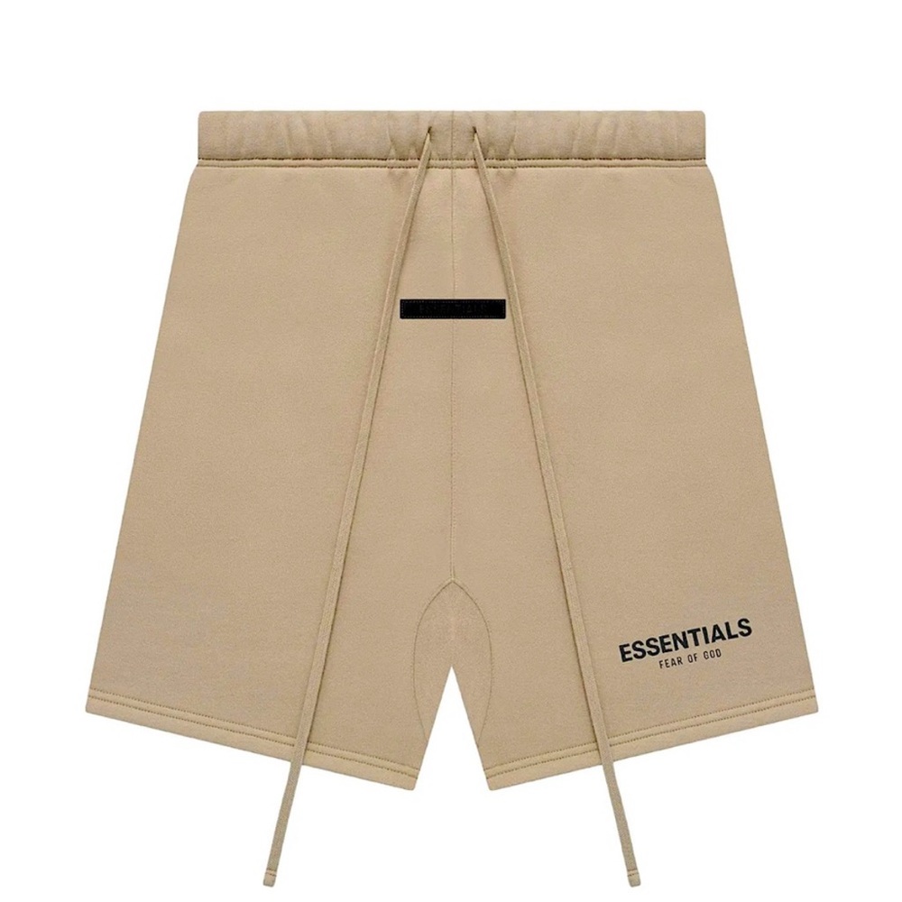 Essentials Fear of God brown/tan sweatpant jogger shorts size M medium like new